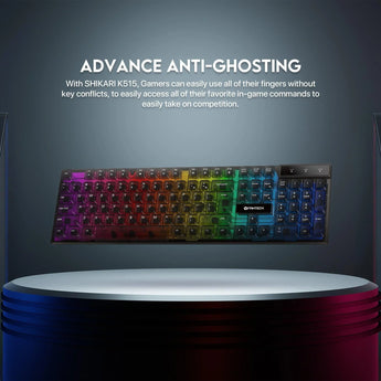 Fantech shikari k515 rgb membrane gaming keyboard