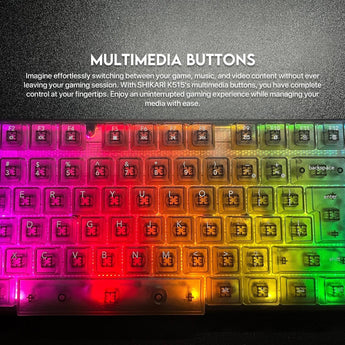 Fantech shikari k515 rgb membrane gaming keyboard