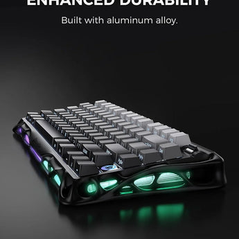Gravastar mercury k1 75% wireless mechanical gaming keyboard aluminum alloy
