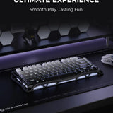 Gravastar mercury k1 75% wireless mechanical gaming keyboard aluminum alloy