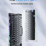 Gravastar mercury k1 75% wireless mechanical gaming keyboard aluminum alloy