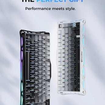 Gravastar mercury k1 75% wireless mechanical gaming keyboard aluminum alloy
