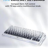 Gravastar mercury k1 75% wireless mechanical gaming keyboard aluminum alloy
