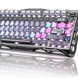 Gravastar mercury k1 pro wireless mechanical gaming keyboard 75% layout rgb