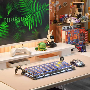 Gravastar mercury k1 pro wireless mechanical gaming keyboard 75% layout rgb