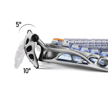 Gravastar mercury k1 pro wireless mechanical gaming keyboard 75% layout rgb
