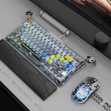 Gravastar mercury k1 pro wireless mechanical gaming keyboard 75% layout rgb