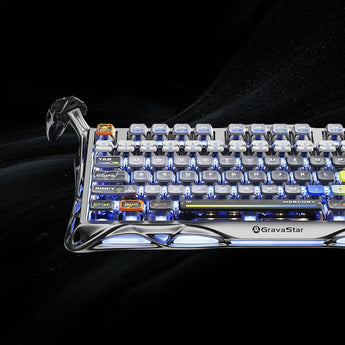 Gravastar mercury k1 pro wireless mechanical gaming keyboard 75% layout rgb