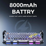 Gravastar mercury k1 pro wireless mechanical gaming keyboard 75% layout rgb