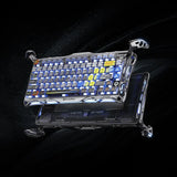 Gravastar mercury k1 pro wireless mechanical gaming keyboard 75% layout rgb