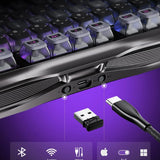 Gravastar mercury k1 pro wireless mechanical gaming keyboard 75% layout rgb