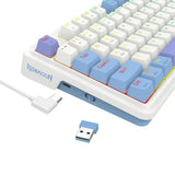 Keyboards wired and wireless bluetooth mechanical gaming keyboard redragon