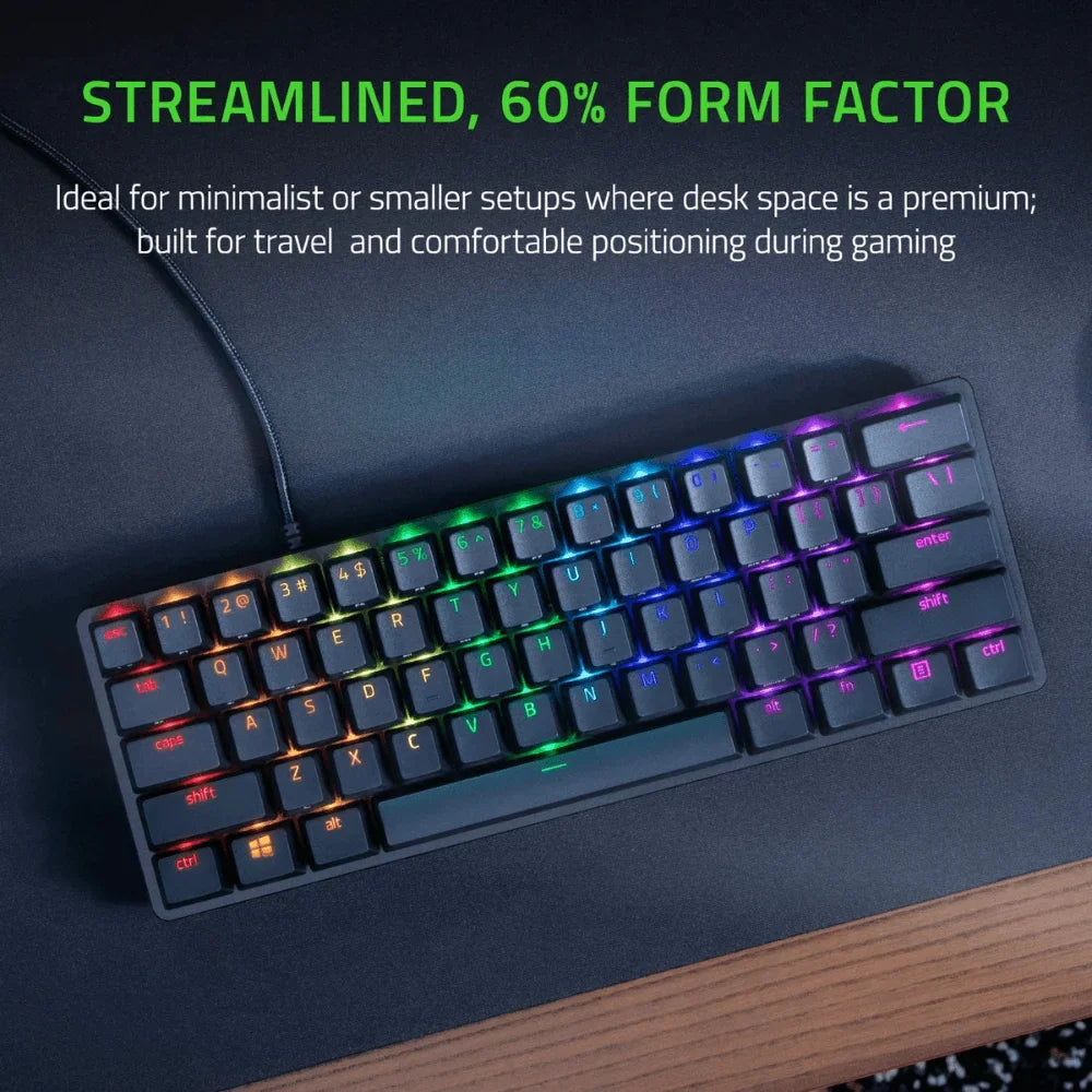 Razer huntsman mini 60% gaming keyboard optical switch