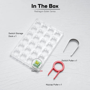 Redragon a113 bullet-qt soft tactile mechanical switch