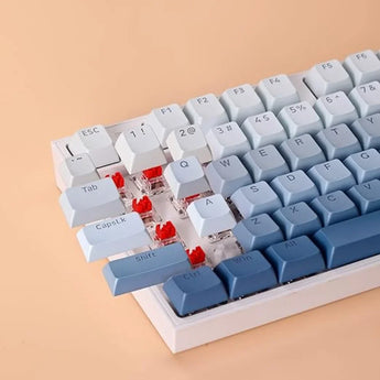 Redragon a134 gradient color ombre blue keycaps 104 keys