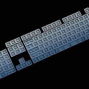 Redragon a134 gradient color ombre blue keycaps 104 keys
