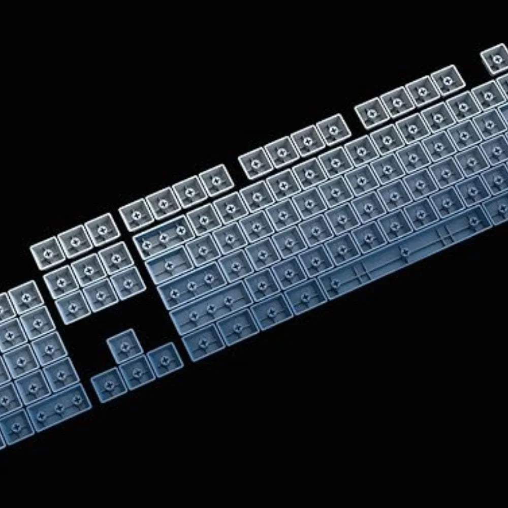 Redragon a134 gradient color ombre blue keycaps 104 keys