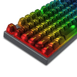 Redragon a138 transparent black keycaps 117 keys