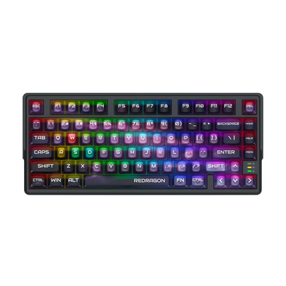 Redragon barlette magnetic gaming keyboard amethyst purple (k767-wl-m) keyboards