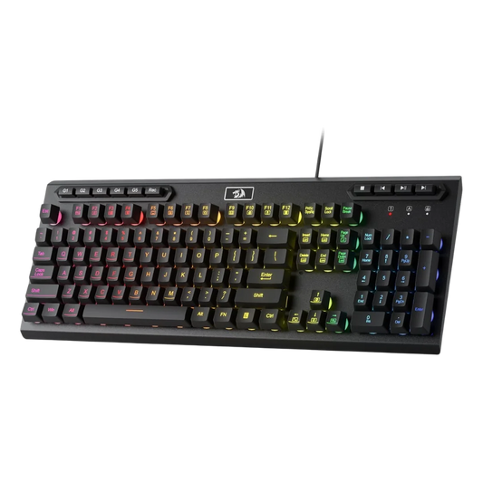 Redragon k513 rgb membrane gaming keyboard standard 104 keys linear keyboards