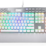 Redragon k550 rgb gaming keyboard 104 keys + 12 macro g keys wired mechanical