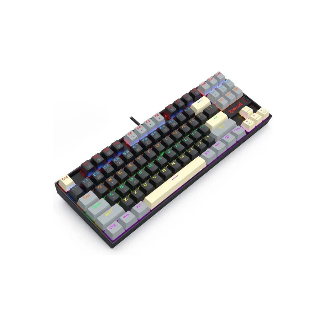 Redragon k552 mechanical gaming keyboard 87-key compact led gaming keyboard