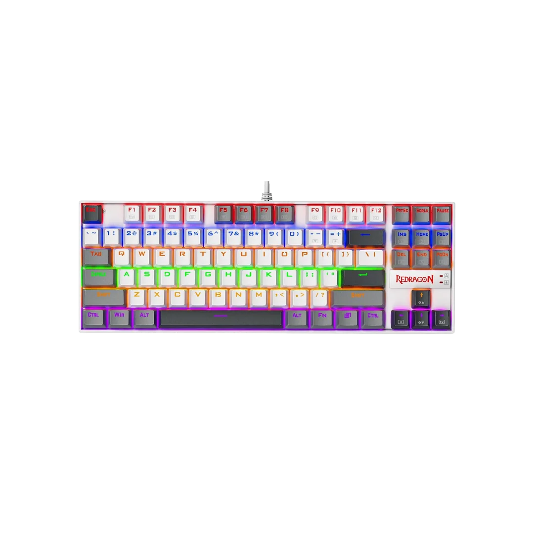Redragon k552 mechanical gaming keyboard 87-key compact led gaming keyboard