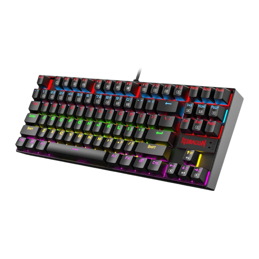 Redragon k552 mechanical gaming keyboard english led gaming keyboard with 87