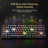 Redragon k552 mechanical gaming keyboard english led gaming keyboard with 87