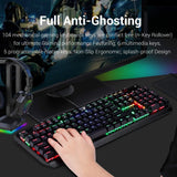 Redragon k555 mechanical gaming keyboard with blue switches macro recording,