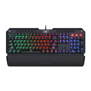 Redragon k555 mechanical gaming keyboard with blue switches macro recording,