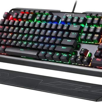 Redragon k555 mechanical gaming keyboard with blue switches macro recording,