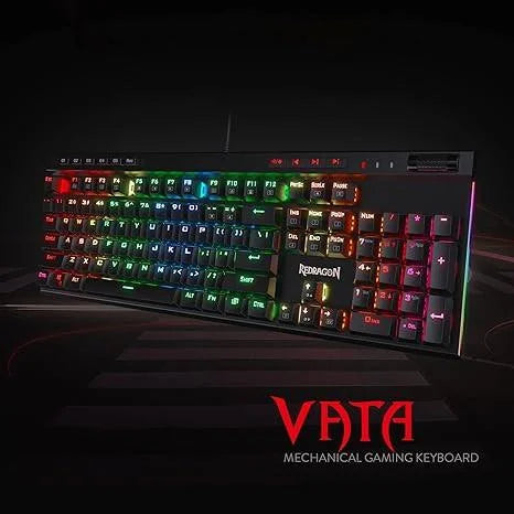 Redragon k580 vata rgb led backlit mechanical gaming keyboard keyboards