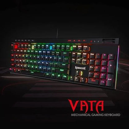 Redragon k580 vata rgb led backlit mechanical gaming keyboard keyboards