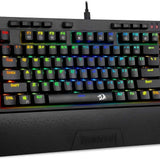 Redragon k588 rgb backlit mechanical gaming keyboard with programmable keys