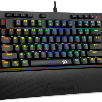Redragon k588 rgb backlit mechanical gaming keyboard with programmable keys