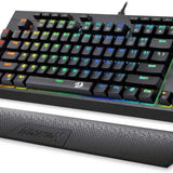 Redragon k588 rgb backlit mechanical gaming keyboard with programmable keys