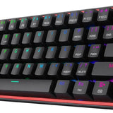 Redragon k616 fizz pro 60% wirless /wired rgb gaming keyboard 61 keys compact