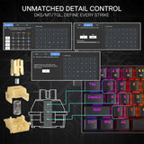 Redragon k617 he rapid trigger gaming keyboard 60% 61 keys wired mechanical