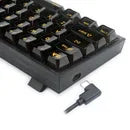 Redragon k617ctb-rgb 60% wired rgb gaming keyboard keyboards