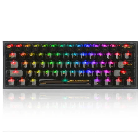 Redragon k617ctb-rgb 60% wired rgb gaming keyboard keyboards