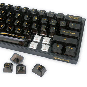 Redragon k617ctb-rgb 60% wired rgb gaming keyboard keyboards