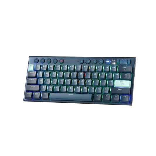 Redragon k632 blue pro 60% 3-mode connection rgb mechanical ultra-thin low
