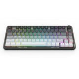 Redragon k673 gg 75% wireless gasket rgb gaming keyboard 3-modes 81 keys pbt