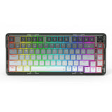 Redragon k673 gg 75% wireless gasket rgb gaming keyboard 3-modes 81 keys pbt