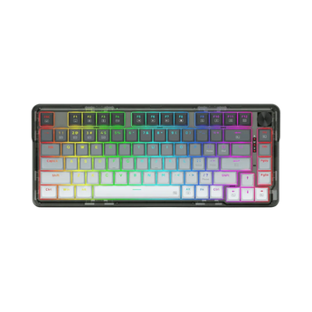 Redragon k673 gg 75% wireless gasket rgb gaming keyboard 3-modes 81 keys pbt