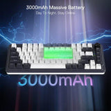 Redragon k673 pro 75% wireless gasket rgb gaming keyboard keyboards