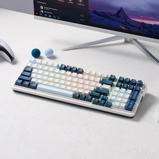 Redragon k686 pro 98 keys wireless gasket rgb gaming keyboard 3-mode win/mac