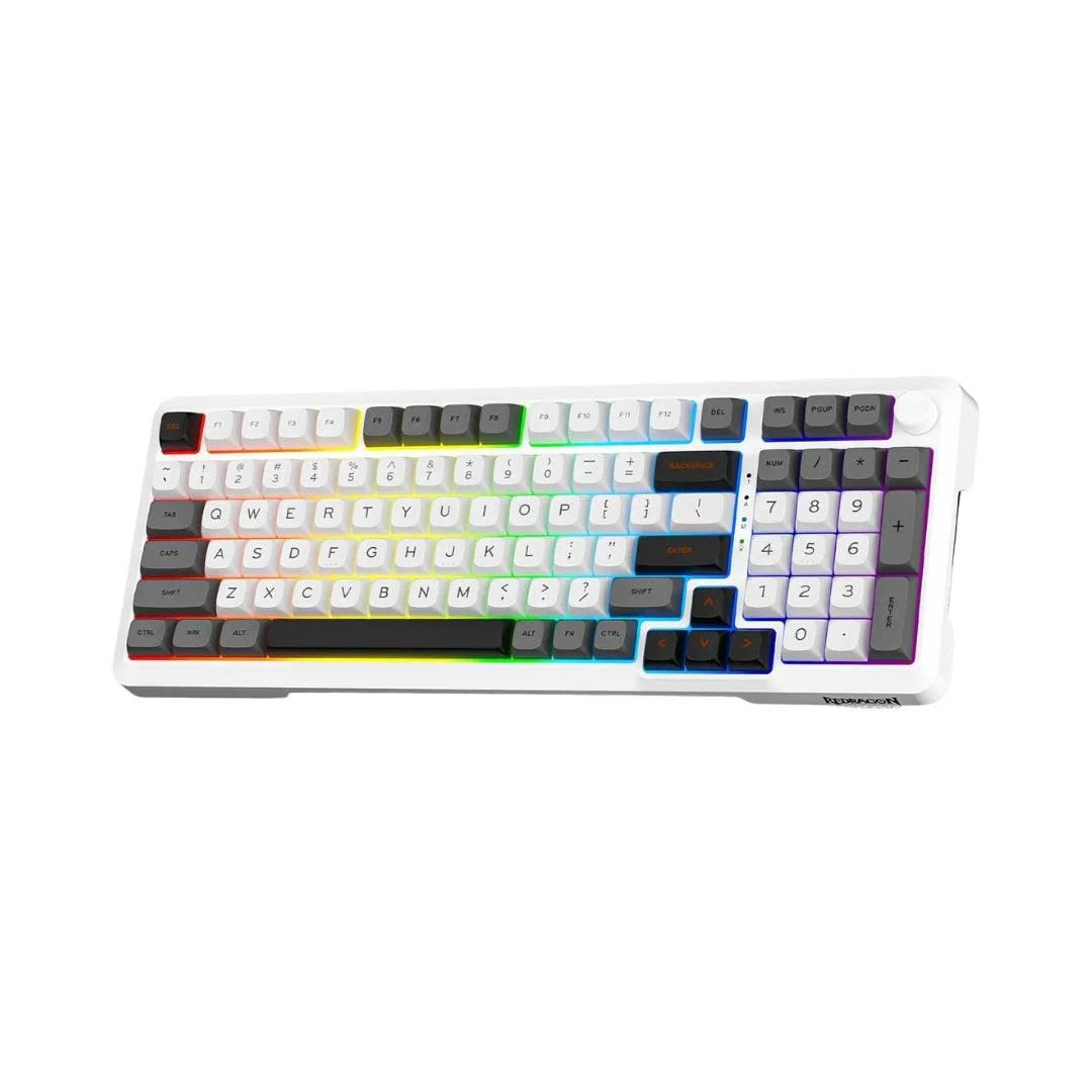 Redragon k688 gwl wireless mechanical keyboard 3 mode gasket mounted rgb