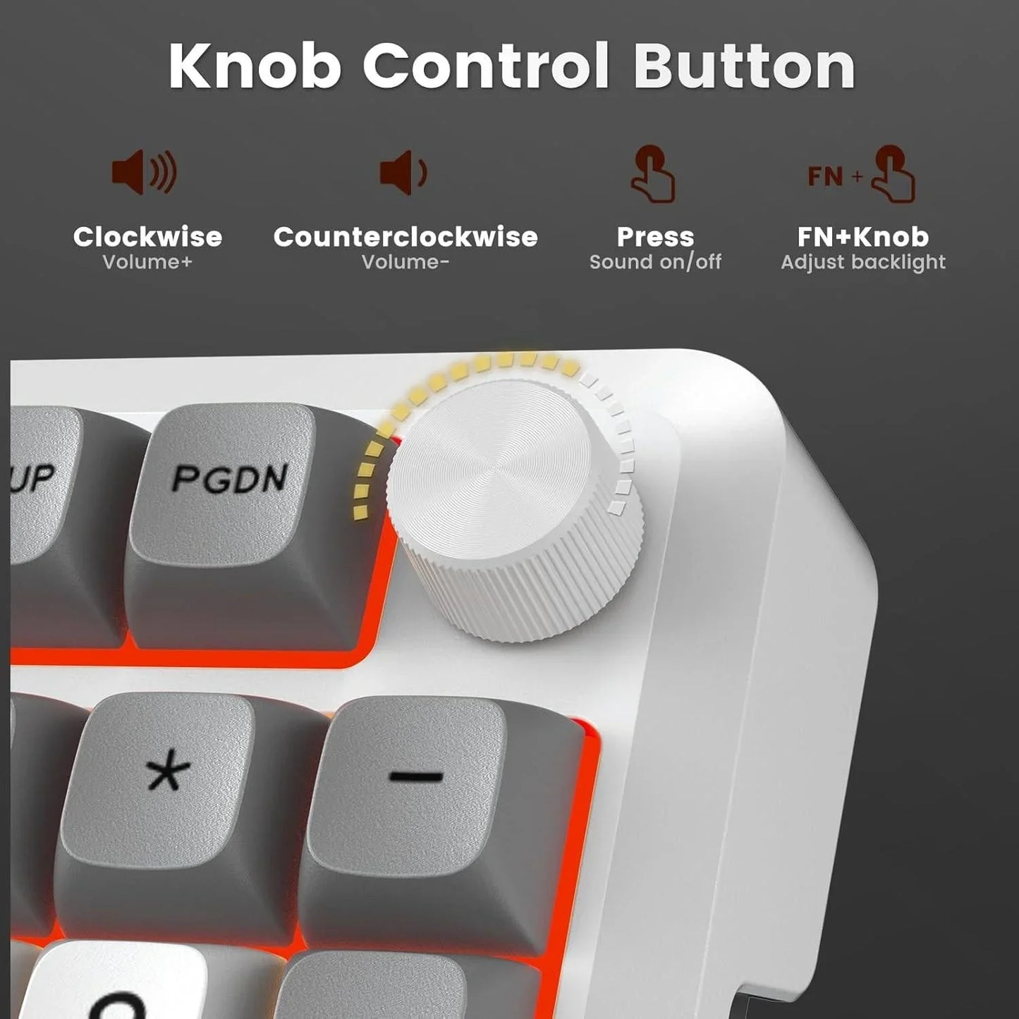 Redragon k688 gwl wireless mechanical keyboard 3 mode gasket mounted rgb